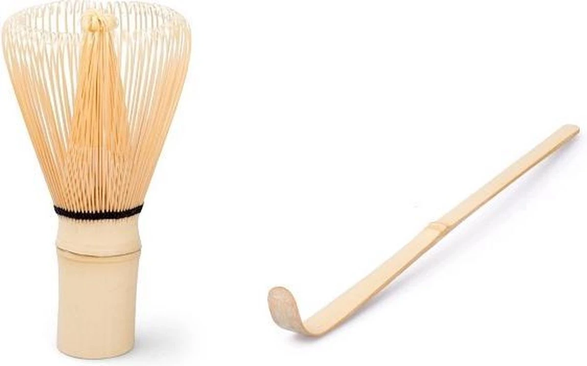 Merkloos Matcha Thee Set Inclusief Handgemaakte Matcha Kom, Bamboe Matcha Klopper, Chasen Houder Rood En Bamboe Maatschep - Complete Matcha Set 4 Merkloos Matcha Thee Set Inclusief Handgemaakte Matcha Kom, Bamboe Matcha Klopper, Chasen Houder Rood En Bamboe Maatschep - Complete Matcha Set - Afbeelding 2