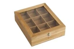 Bredemeijer - Theedoos 9-vaks Venster Bamboe Natural 13 Bredemeijer - Theedoos 9-vaks Venster Bamboe Natural -Koffiedranken 1200x798 10