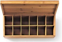 Theedoos Bamboe - Thee - 12 Vaks