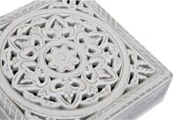 MDF Houten Theedoos/theekist Mandala Wit 9 Vakken 23 X 23 X 7 Cm - Theezakjes Bewaardozen 9 MDF Houten Theedoos/theekist Mandala Wit 9 Vakken 23 X 23 X 7 Cm - Theezakjes Bewaardozen -Koffiedranken 1200x834