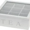 Merkloos Witte Houten Theedoos 9-vaks 23 Cm - Theedozen/theekisten Van Hout 23 Cm 1 Merkloos Witte Houten Theedoos 9-vaks 23 Cm - Theedozen/theekisten Van Hout 23 Cm -Koffiedranken 1200x847