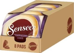 Senseo Cappuccino Choco Koffiepads - 2/9 Intensiteit - 4 X 8 Pads 20 Senseo Cappuccino Choco Koffiepads - 2/9 Intensiteit - 4 X 8 Pads -Koffiedranken 1200x863