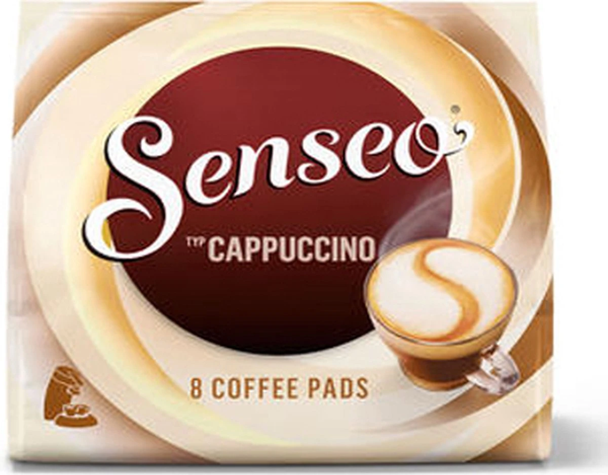 Senseo Cappuccino Koffiepads - 2/9 Intensiteit - 10 X 8 Pads 12 Senseo Cappuccino Koffiepads - 2/9 Intensiteit - 10 X 8 Pads - Afbeelding 10