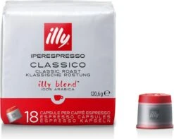 Illy - Iperespresso Koffie Home Classico 6 X 18 Capsules 10 Illy - Iperespresso Koffie Home Classico 6 X 18 Capsules -Koffiedranken 1200x957 2