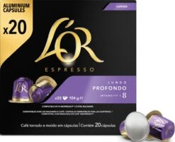 L'OR Lungo Profondo Koffiecups - Intensiteit 8/12 - 10 X 20 Capsules -Koffiedranken 1200x975 3