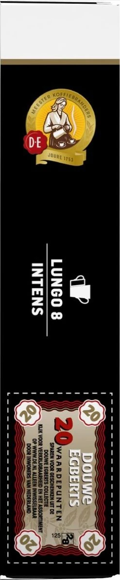 Douwe Egberts Lungo Intens Koffiecups - Intensiteit 8/12 - 10 X 20 Capsules -Koffiedranken 249x1200 1