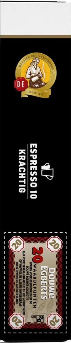 Douwe Egberts Espresso Krachtig Koffiecups - Intensiteit 10/12 - 10 X 20 Capsules 18 Douwe Egberts Espresso Krachtig Koffiecups - Intensiteit 10/12 - 10 X 20 Capsules -Koffiedranken 249x1200 5
