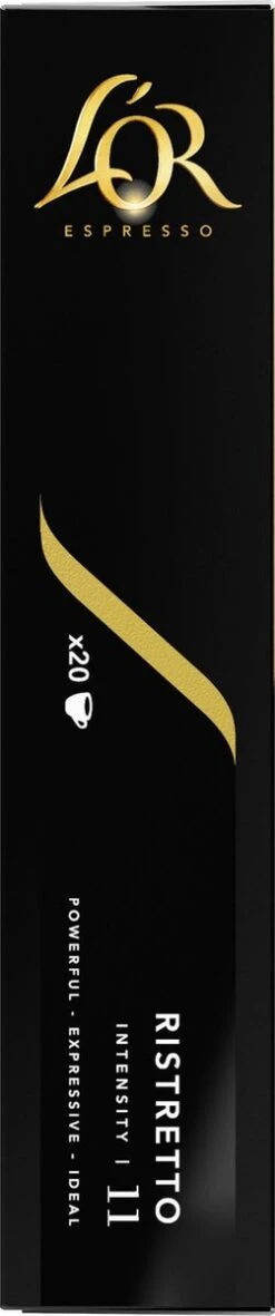 L'OR Espresso Ristretto Koffiecups - Intensiteit 11/12 - 10 X 20 Capsules -Koffiedranken 251x1200 2