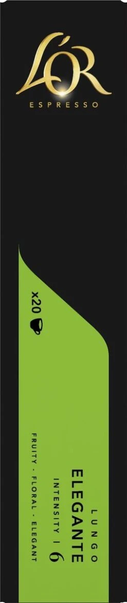 L'OR Lungo Elegante Koffiecups - Intensiteit 6/12 - 10 X 20 Capsules -Koffiedranken 253x1200 3
