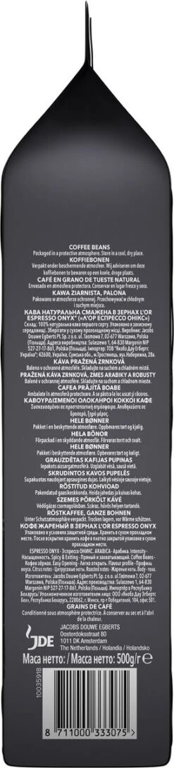 L'OR Espresso Onyx Koffiebonen (12) - 4 X 500 Gram -Koffiedranken 273x1200 1
