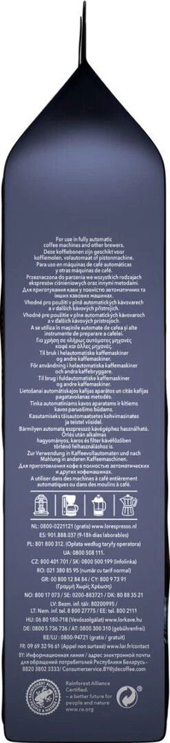 L'OR Espresso Fortissimo Koffiebonen (10) - 4 X 500 Gram 16 L'OR Espresso Fortissimo Koffiebonen (10) - 4 X 500 Gram -Koffiedranken 276x1200 1