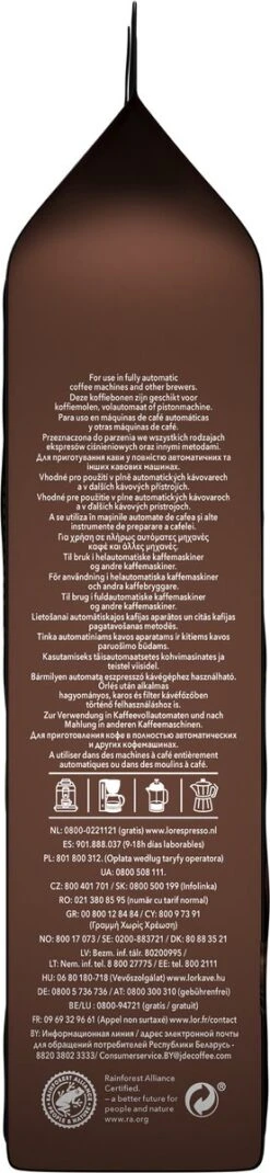 L'OR Espresso Forza Koffiebonen (9) - 4 X 500 Gram 12 L'OR Espresso Forza Koffiebonen (9) - 4 X 500 Gram -Koffiedranken 277x1200