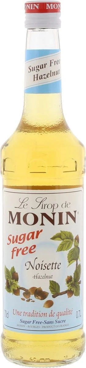Monin Koffiesiroop Hazelnoot Suikervrij - 70 Cl 3 Monin Koffiesiroop Hazelnoot Suikervrij - 70 Cl