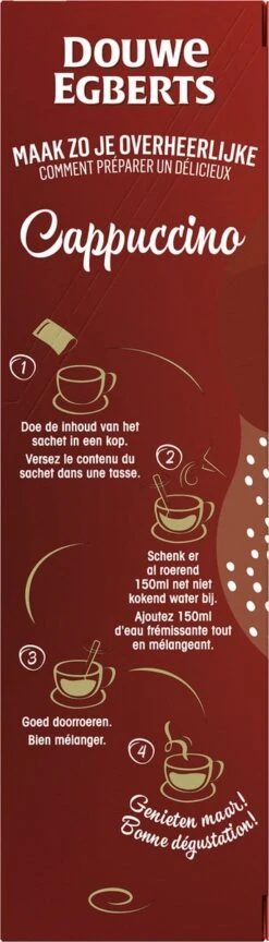 Douwe Egberts Verwenkoffie Cappuccino Oploskoffie - 5 X 10 Zakjes 18 Douwe Egberts Verwenkoffie Cappuccino Oploskoffie - 5 X 10 Zakjes -Koffiedranken 343x1200 6