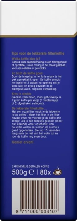 Douwe Egberts Decafé Filterkoffie - 6 X 500 Gram 14 Douwe Egberts Decafé Filterkoffie - 6 X 500 Gram -Koffiedranken 421x1200 4