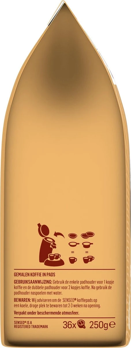Senseo Gold Koffiepads - 5/9 Intensiteit - 10 X 36 Pads 5 Senseo Gold Koffiepads - 5/9 Intensiteit - 10 X 36 Pads - Afbeelding 3