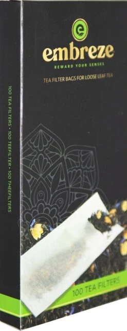 Embreze Theefilter Voor Losse Thee | 100% Chloorvrij | 100 Theefilters -Koffiedranken 461x1200 1