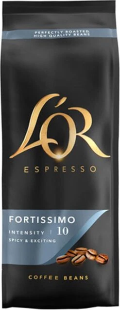 L'OR Espresso Fortissimo Koffiebonen (10) - 4 X 500 Gram 25 L'OR Espresso Fortissimo Koffiebonen (10) - 4 X 500 Gram -Koffiedranken 463x1200