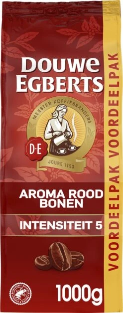 Douwe Egberts Aroma Rood Koffiebonen - 4 X 1000 Gram - Extra Grote Verpakking -Koffiedranken 472x1200 2