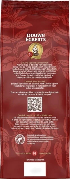 Douwe Egberts Aroma Rood Koffiebonen - 4 X 1000 Gram - Extra Grote Verpakking -Koffiedranken 472x1200 3