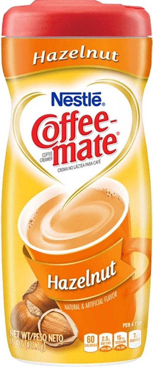 Nestle Coffee Mate Hazelnut Powder Coffee Creamer 425g/15oz 3 Nestle Coffee Mate Hazelnut Powder Coffee Creamer 425g/15oz