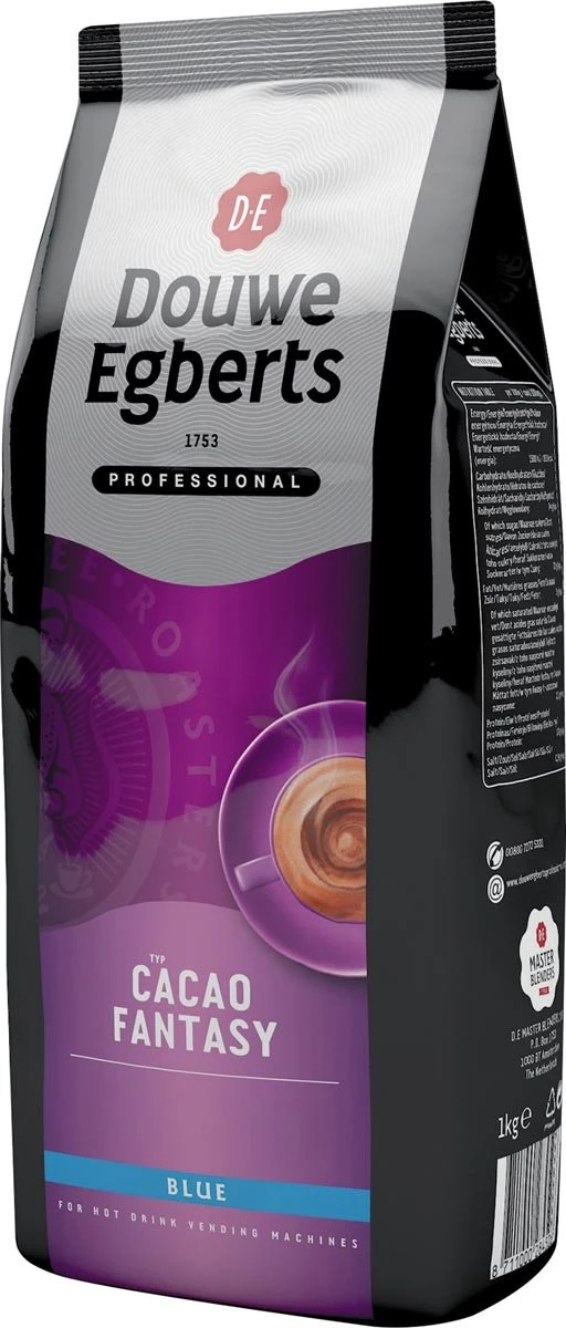 Douwe Egberts Cacao Fantasy - 1kg - 10 Stuks 4 Douwe Egberts Cacao Fantasy - 1kg - 10 Stuks - Afbeelding 2