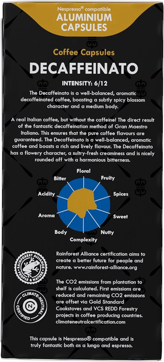 Gran Maestro Italiano - Koffiecups - Nespresso Compatibel Proefpakket - Espresso, Lungo En Meer - 10 X 20 Cups 9 Gran Maestro Italiano - Koffiecups - Nespresso Compatibel Proefpakket - Espresso, Lungo En Meer - 10 X 20 Cups - Afbeelding 7