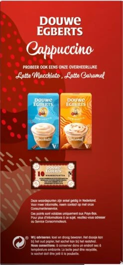 Douwe Egberts Verwenkoffie Cappuccino Oploskoffie - 5 X 10 Zakjes 17 Douwe Egberts Verwenkoffie Cappuccino Oploskoffie - 5 X 10 Zakjes -Koffiedranken 560x1200 2