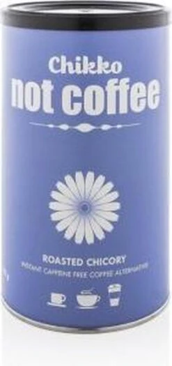 Chikko - Biologische Caffeïnevrije Koffievervanger - Geroosterde Cichorei -Roasted Chicory - 150 G -Koffiedranken 565x1200 1