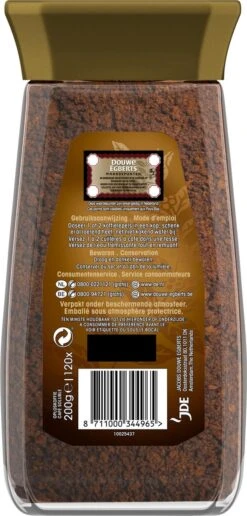 Douwe Egberts Gold Oploskoffie - 6 X Pot Van 200 Gram -Koffiedranken 574x1200