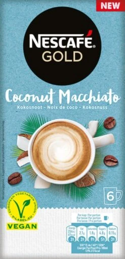Nescafé Gold Coconut Macchiato Oploskoffie - 6 Doosjes à 6 Zakjes 11 Nescafé Gold Coconut Macchiato Oploskoffie - 6 Doosjes à 6 Zakjes -Koffiedranken 583x1200 1