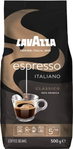 Lavazza Espresso Italiano Classico Koffiebonen - 500 Gram X4 -Koffiedranken 589x1200
