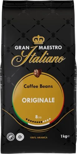 Gran Maestro Italiano - Orginale - Koffiebonen - Bonen Voor Espresso En Lungo - Arabica – 4 X 1kg 9 Gran Maestro Italiano - Orginale - Koffiebonen - Bonen Voor Espresso En Lungo - Arabica – 4 X 1kg -Koffiedranken 602x1200 3