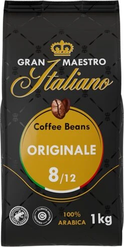 Gran Maestro Italiano - Orginale - Koffiebonen - Bonen Voor Espresso En Lungo - Arabica – 4 X 1kg 10 Gran Maestro Italiano - Orginale - Koffiebonen - Bonen Voor Espresso En Lungo - Arabica – 4 X 1kg -Koffiedranken 602x1200 4