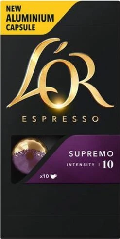 L'OR Espresso Supremo Koffiecups - Intensiteit 10/12 - 10 X 10 Capsules -Koffiedranken 606x1200 7