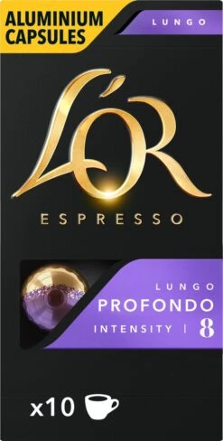 L'OR Lungo Profondo Koffiecups - Intensiteit 8/12 - 10 X 10 Capsules 22 L'OR Lungo Profondo Koffiecups - Intensiteit 8/12 - 10 X 10 Capsules -Koffiedranken 607x1200 3