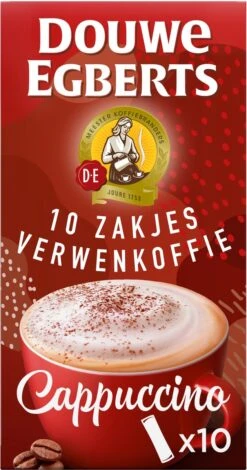 Douwe Egberts Verwenkoffie Cappuccino Oploskoffie - 5 X 10 Zakjes 16 Douwe Egberts Verwenkoffie Cappuccino Oploskoffie - 5 X 10 Zakjes -Koffiedranken 630x1200 1
