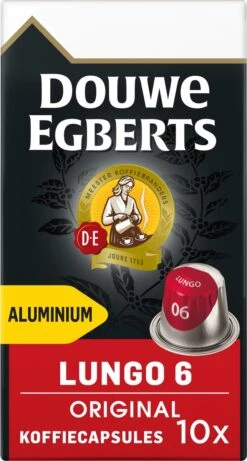 Douwe Egberts Lungo Original Koffiecups - Intensiteit 6/12 - 10 X 10 Capsules 18 Douwe Egberts Lungo Original Koffiecups - Intensiteit 6/12 - 10 X 10 Capsules -Koffiedranken 643x1200 2