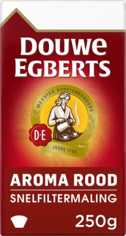 Douwe Egberts Aroma Rood Filterkoffie - 24 X 250 Gram 15 Douwe Egberts Aroma Rood Filterkoffie - 24 X 250 Gram -Koffiedranken 643x1200 4
