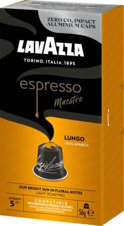 Lavazza Espresso Lungo - Aluminium Nespresso Capsules - 10 Stuks 14 Lavazza Espresso Lungo - Aluminium Nespresso Capsules - 10 Stuks -Koffiedranken 656x1200 1