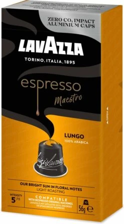 Lavazza Espresso Lungo - Aluminium Nespresso Capsules - 10 Stuks 12 Lavazza Espresso Lungo - Aluminium Nespresso Capsules - 10 Stuks -Koffiedranken 664x1200 4
