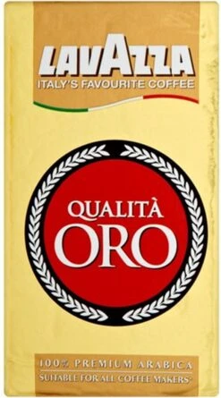 Lavazza Qualita Oro Gemalen / Filterkoffie - 250 Gram Krimp X20 -Koffiedranken 666x1200