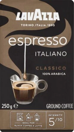 Lavazza Espresso Italiano Classico Gemalen / Filterkoffie - 8 X 250 Gram 12 Lavazza Espresso Italiano Classico Gemalen / Filterkoffie - 8 X 250 Gram -Koffiedranken 676x1200 2