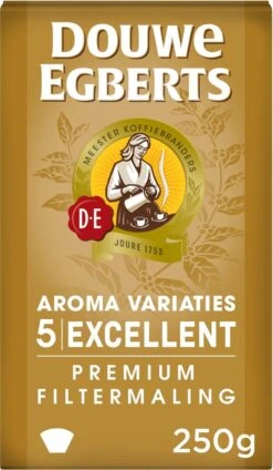 Douwe Egberts Excellent - Filterkoffie - 12 X 250 Gram 16 Douwe Egberts Excellent - Filterkoffie - 12 X 250 Gram -Koffiedranken 699x1200 1