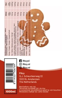 Fitcy | Koffiesiroop | Gingerbread | Barista Syrup | Zero | Vegan | Vetvrij | Suikervrij | Keto-vriendelijk | Koffie | Siroop | MET DOSEERPOMP | 1L 8 Fitcy | Koffiesiroop | Gingerbread | Barista Syrup | Zero | Vegan | Vetvrij | Suikervrij | Keto-vriendelijk | Koffie | Siroop | MET DOSEERPOMP | 1L -Koffiedranken 759x1200