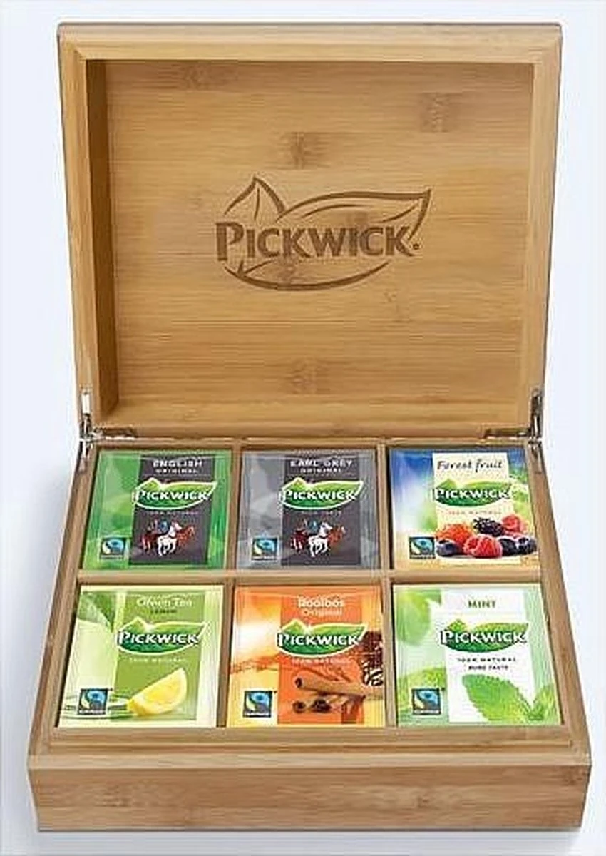 Theekist Pickwick Fair Trade Inclusief 6 Smaken Thee 6 Theekist Pickwick Fair Trade Inclusief 6 Smaken Thee - Afbeelding 4