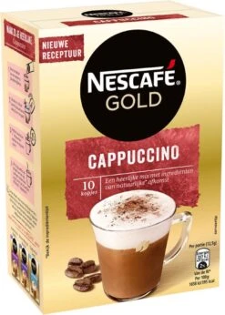 Nescafé Gold Cappuccino Oploskoffie - Ongezoet - 6 Doosjes à 10 Zakjes 11 Nescafé Gold Cappuccino Oploskoffie - Ongezoet - 6 Doosjes à 10 Zakjes -Koffiedranken 857x1200 3