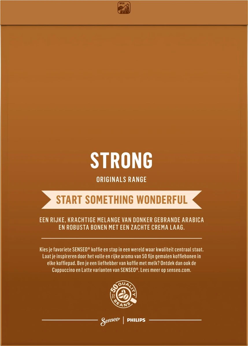 Senseo Strong Koffiepads - 7/9 Intensiteit - 10 X 36 Pads 4 Senseo Strong Koffiepads - 7/9 Intensiteit - 10 X 36 Pads - Afbeelding 2