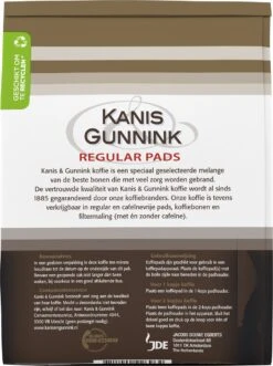 Kanis & Gunnink Regular Koffiepads - 10 X 36 Pads 8 Kanis & Gunnink Regular Koffiepads - 10 X 36 Pads -Koffiedranken 895x1200 1