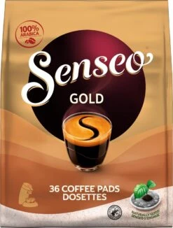 Senseo Gold Koffiepads - 5/9 Intensiteit - 10 X 36 Pads 22 Senseo Gold Koffiepads - 5/9 Intensiteit - 10 X 36 Pads -Koffiedranken 910x1200
